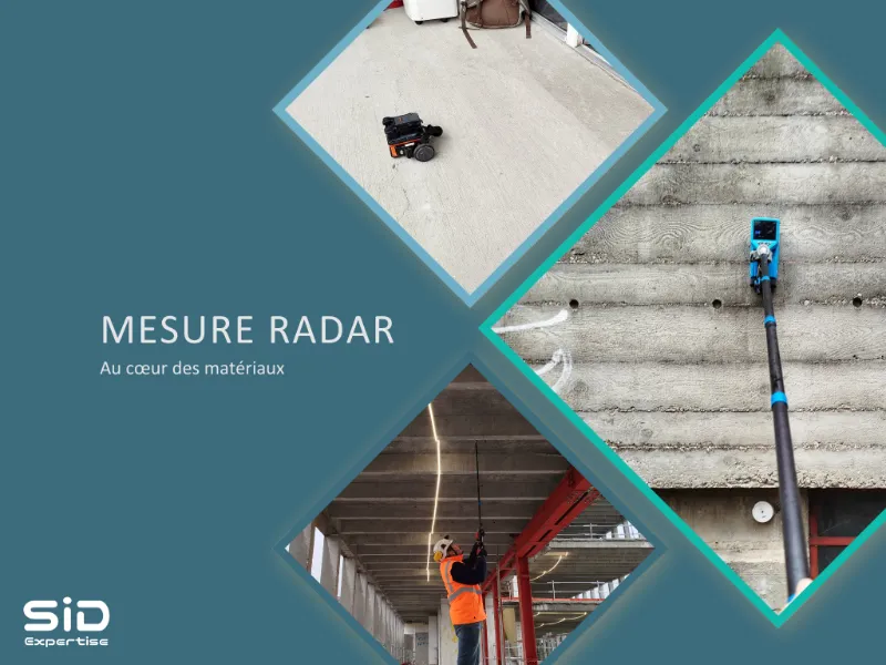 Détection d'armature mesure radar