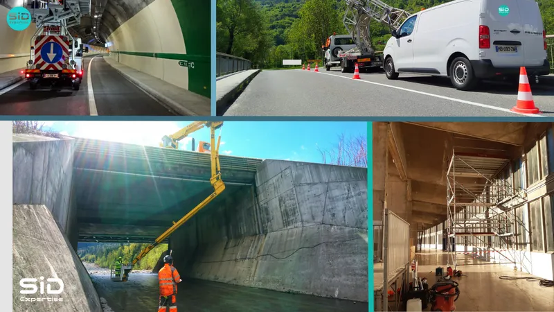 SID Expertise moyen d'accès nacelle passerelle échafaudage