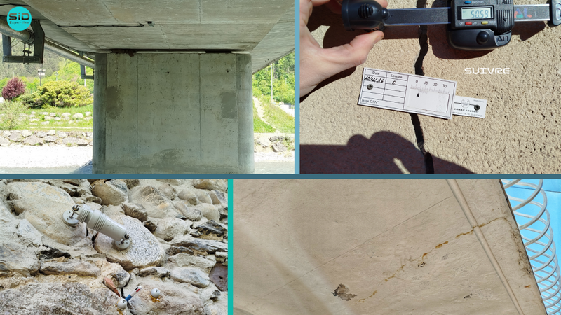 SID Expertise instrumentation suivi de fissure capteur jauge saugnac feelbat