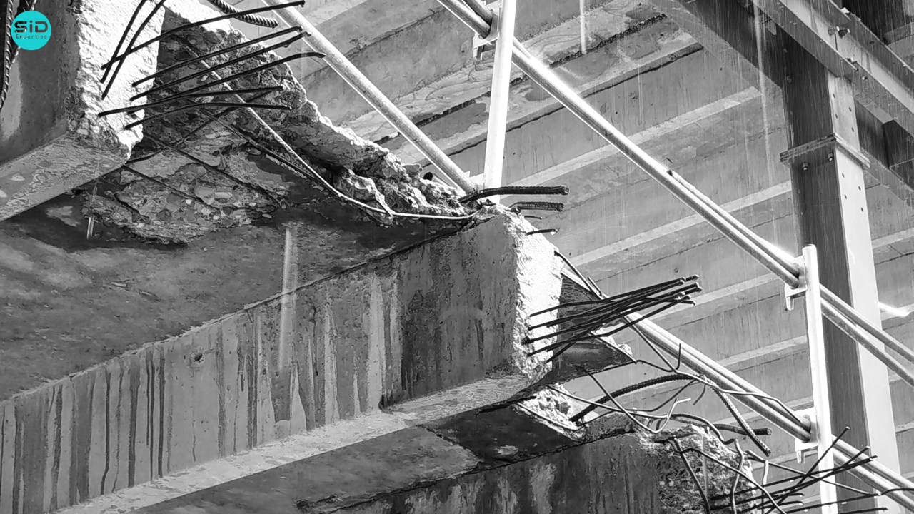 SID Expertise - Analyse acier sur un immeuble en béton armé